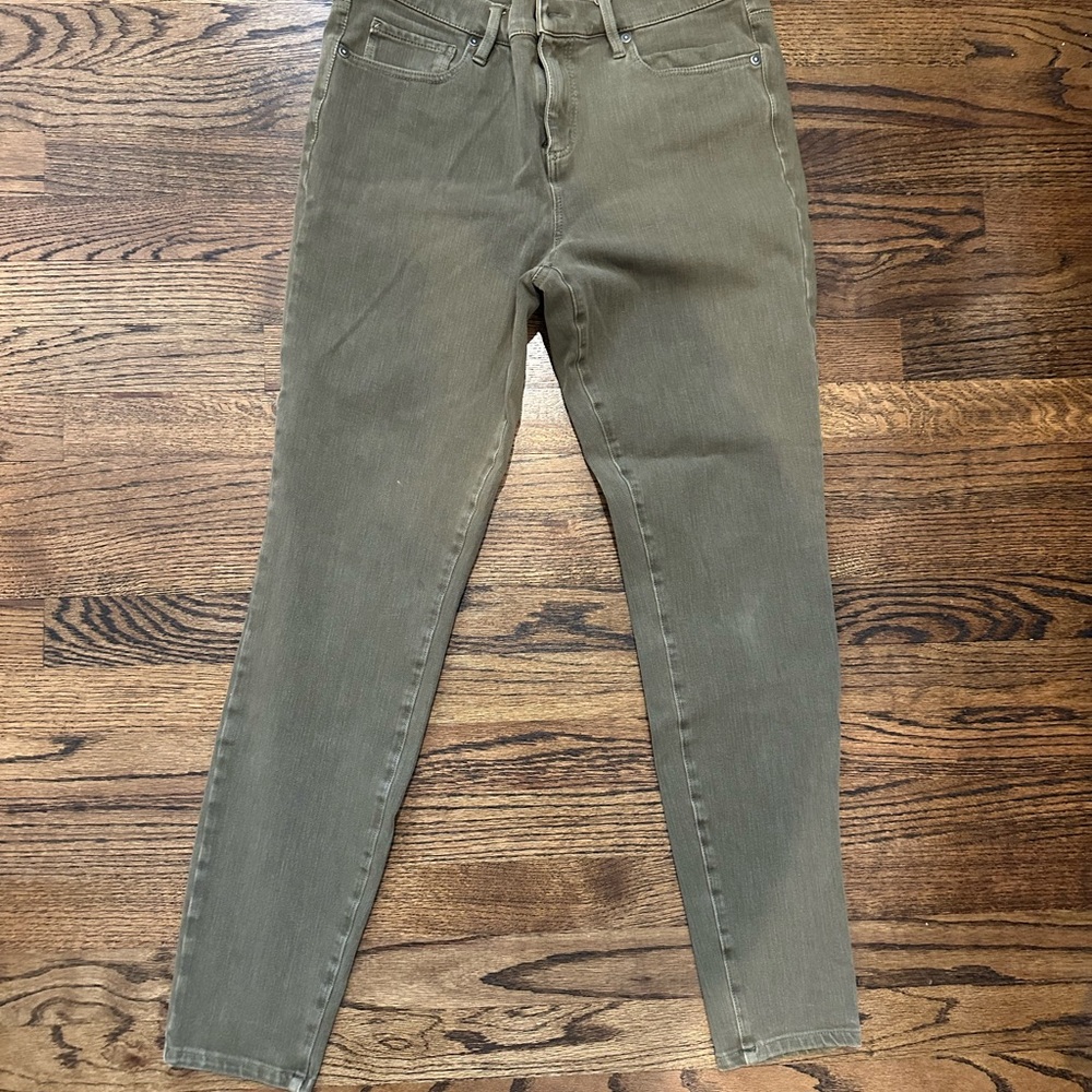 Loft Olive skinny Jeans